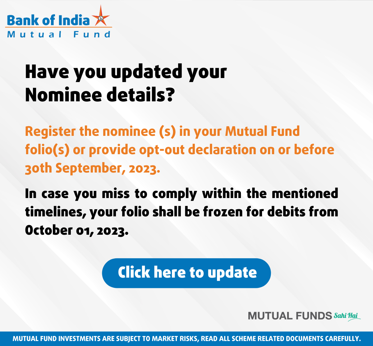 Bank Of India Mutual Fund | Investing Made Easy